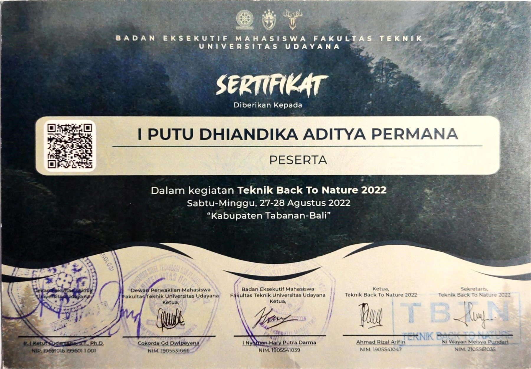 Teknik Back To Nature 2022