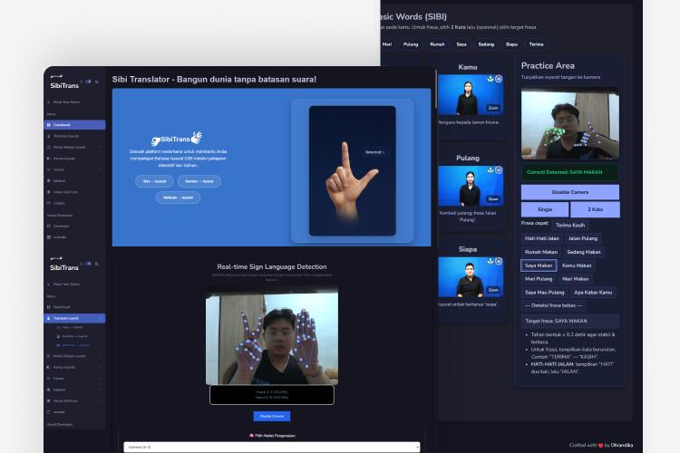 SibiTrans - SIBI Sign Language Translator